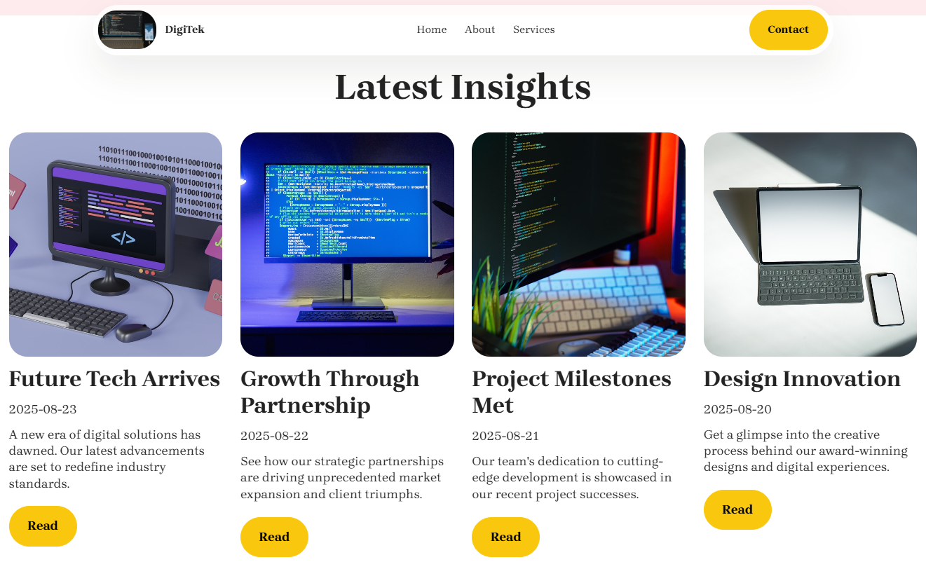 Web Design Sample 3