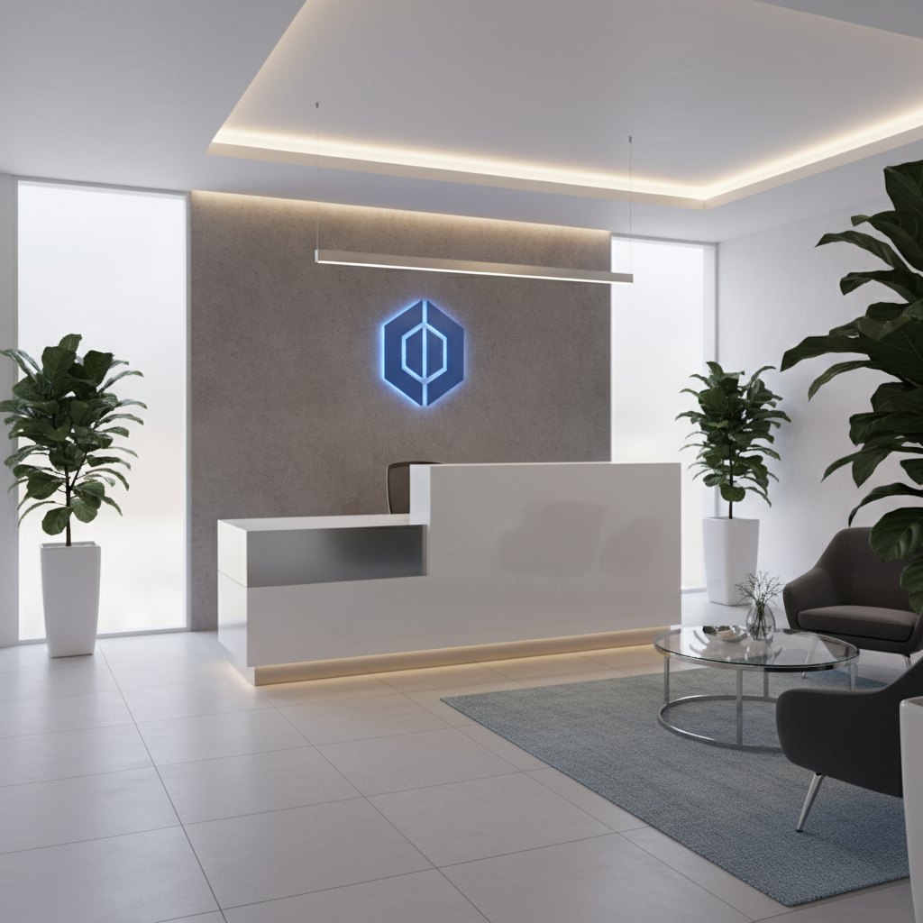 Office reception area